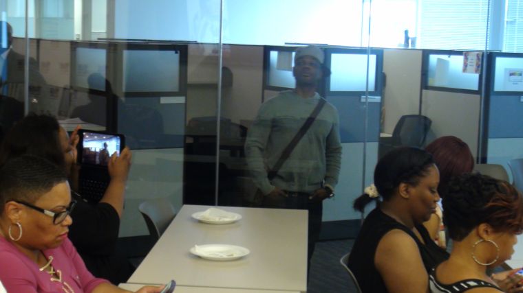 Kirk Franklin & Tasha Page-Lockhart @ Praise 104.1