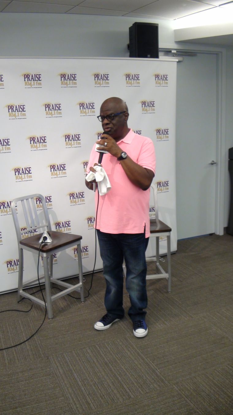 Kirk Franklin & Tasha Page-Lockhart @ Praise 104.1