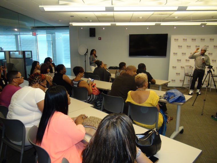 Kirk Franklin & Tasha Page-Lockhart @ Praise 104.1