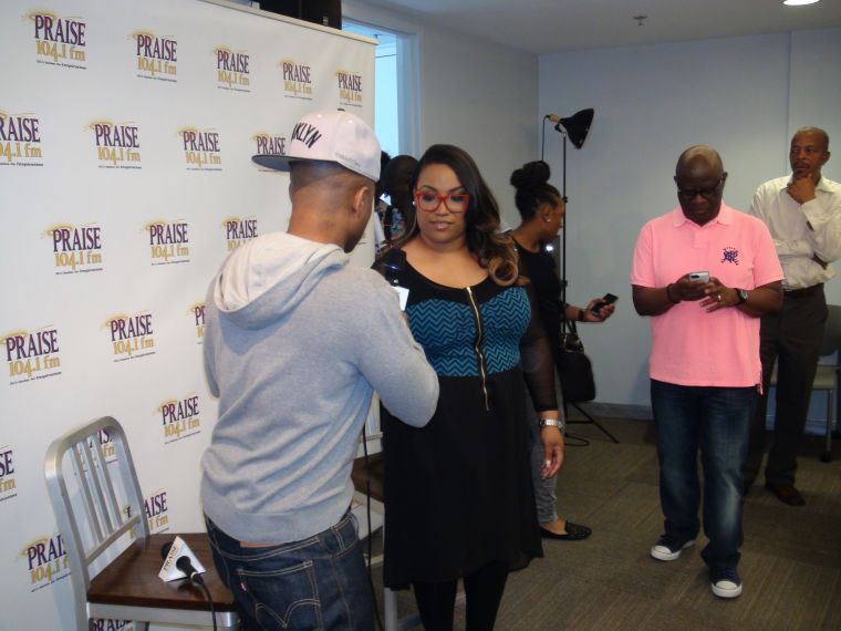 Kirk Franklin & Tasha Page-Lockhart @ Praise 104.1