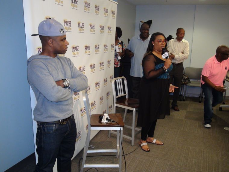 Kirk Franklin & Tasha Page-Lockhart @ Praise 104.1
