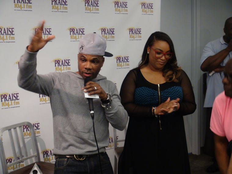 Kirk Franklin & Tasha Page-Lockhart @ Praise 104.1