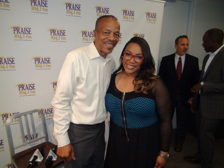 Kirk Franklin & Tasha Page-Lockhart @ Praise 104.1