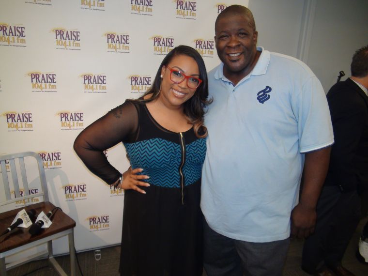 Kirk Franklin & Tasha Page-Lockhart @ Praise 104.1
