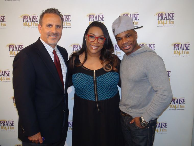Kirk Franklin & Tasha Page-Lockhart @ Praise 104.1