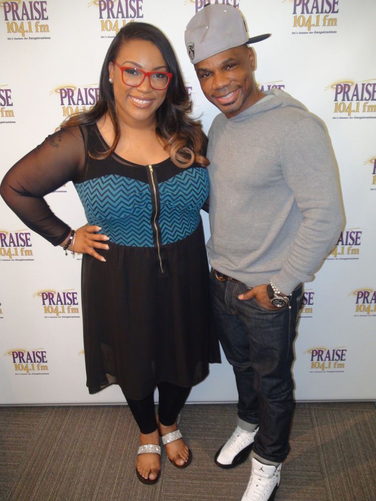 Kirk Franklin & Tasha Page-Lockhart @ Praise 104.1