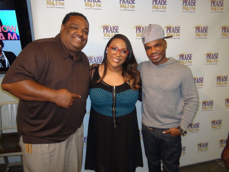 Kirk Franklin & Tasha Page-Lockhart @ Praise 104.1