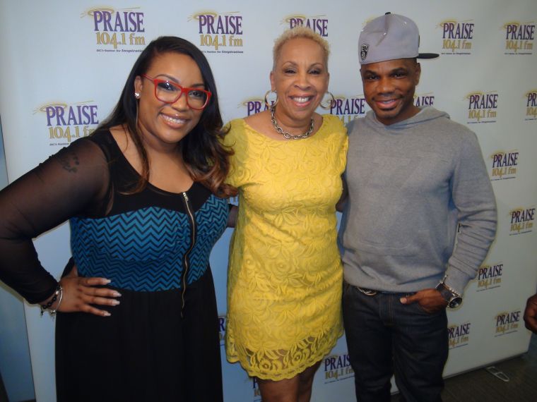 Kirk Franklin & Tasha Page-Lockhart @ Praise 104.1