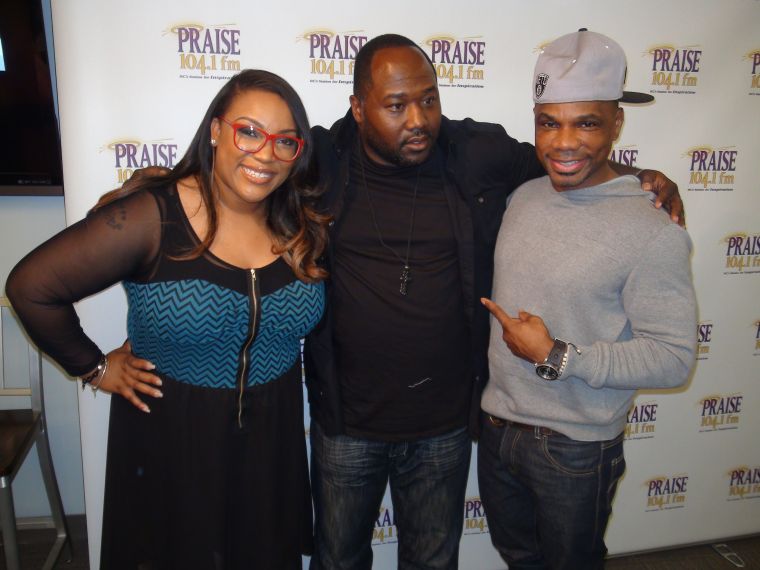 Kirk Franklin & Tasha Page-Lockhart @ Praise 104.1