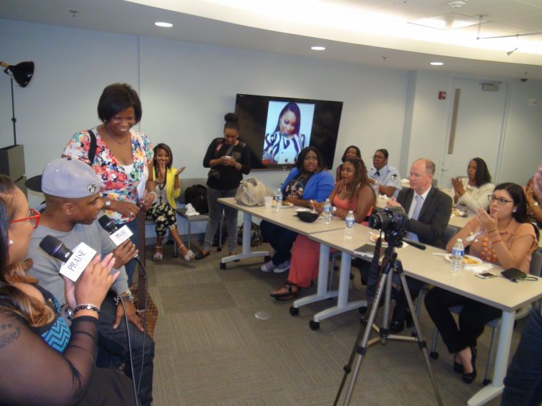 Kirk Franklin & Tasha Page-Lockhart @ Praise 104.1