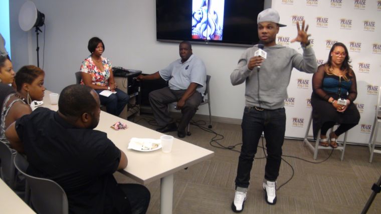 Kirk Franklin & Tasha Page-Lockhart @ Praise 104.1