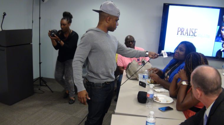 Kirk Franklin & Tasha Page-Lockhart @ Praise 104.1