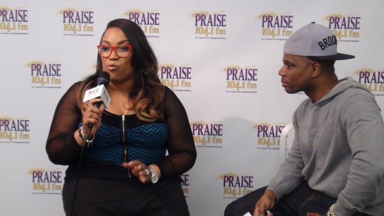 Kirk Franklin & Tasha Page-Lockhart @ Praise 104.1