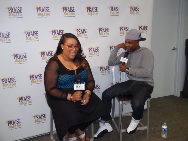 Kirk Franklin & Tasha Page-Lockhart @ Praise 104.1