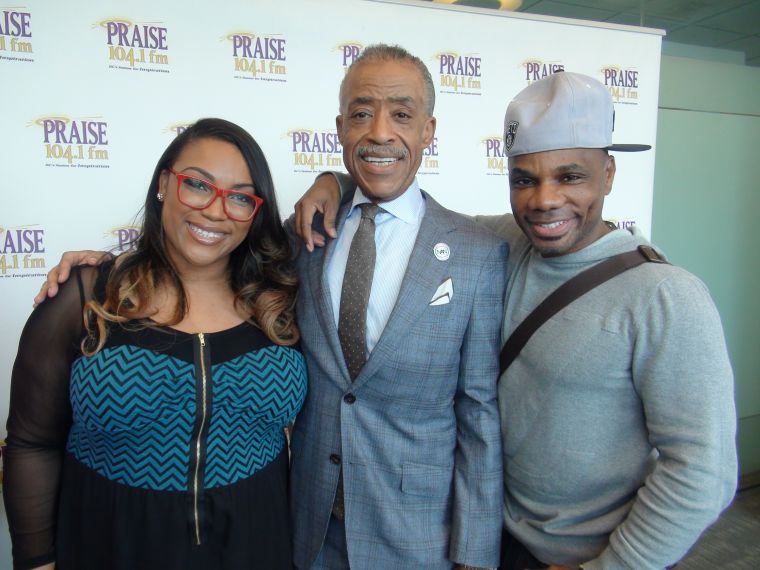 Kirk Franklin & Tasha Page-Lockhart @ Praise 104.1