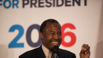 Ben Carson Holds Caucus Night Party In Iowa