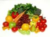 Selection of fresh fruit and vegetables