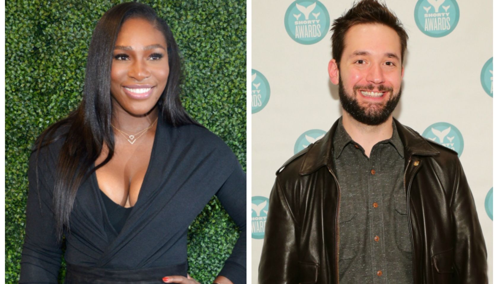 Serena Williams and Alexis Ohanian
