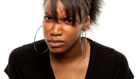 Annoyed Black Female portrait