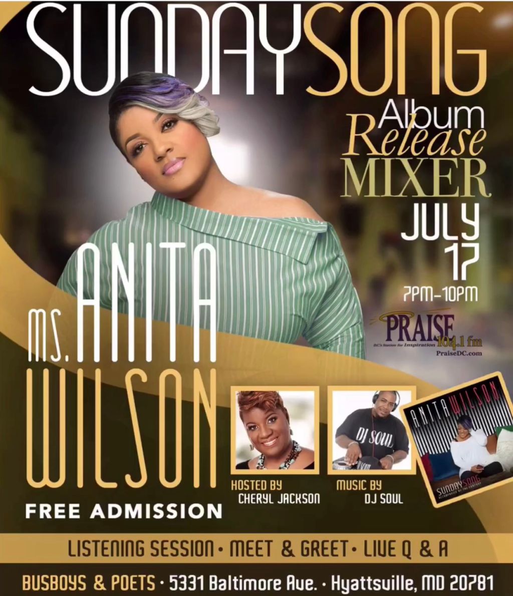 Anita Wilson Sunday Song Album Release Mixer