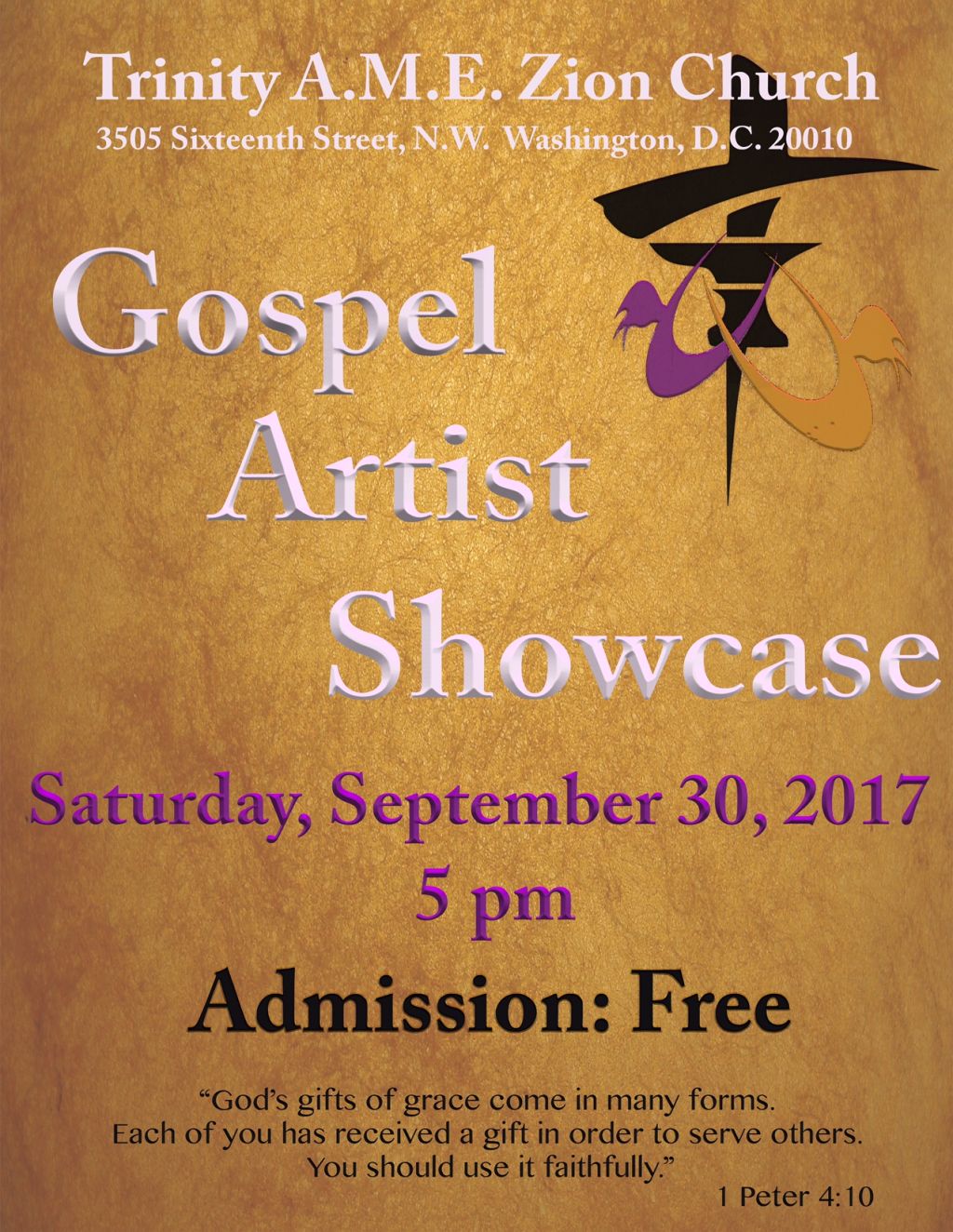 Trinity A.M.E. Church Gospel Artist Showcase