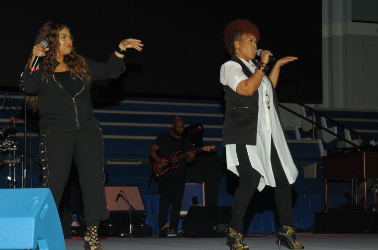 Erica & Tina Campbell Perform At The 10th Annual Spirit Of Praise