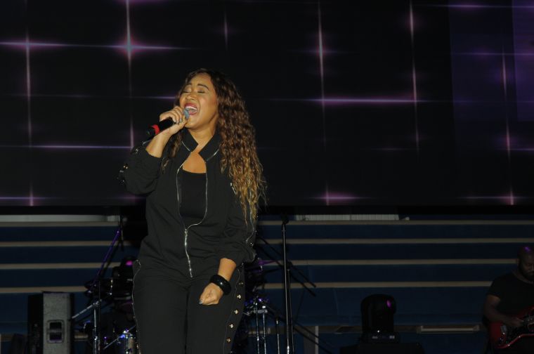 Erica & Tina Campbell Perform At The 10th Annual Spirit Of Praise