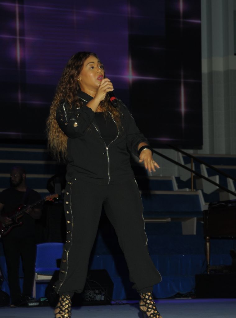 Erica & Tina Campbell Perform At The 10th Annual Spirit Of Praise