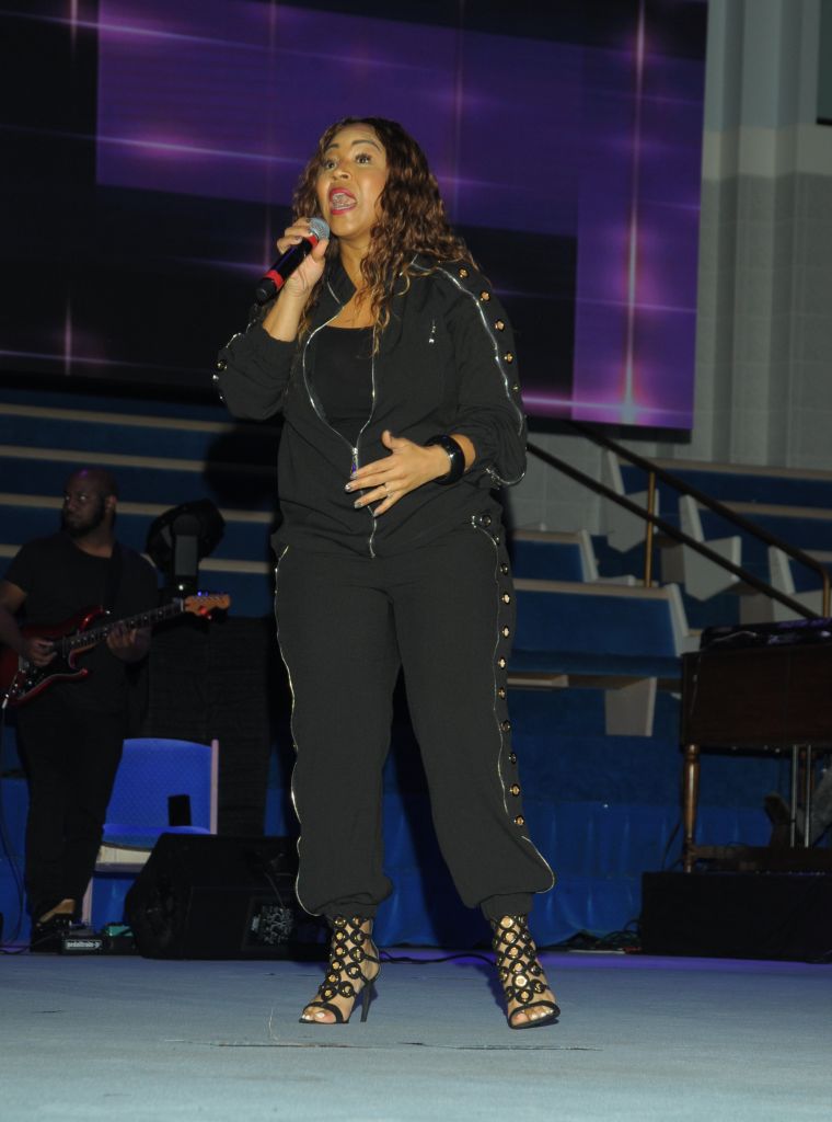 Erica & Tina Campbell Perform At The 10th Annual Spirit Of Praise