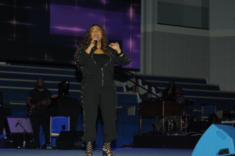 Erica & Tina Campbell Perform At The 10th Annual Spirit Of Praise