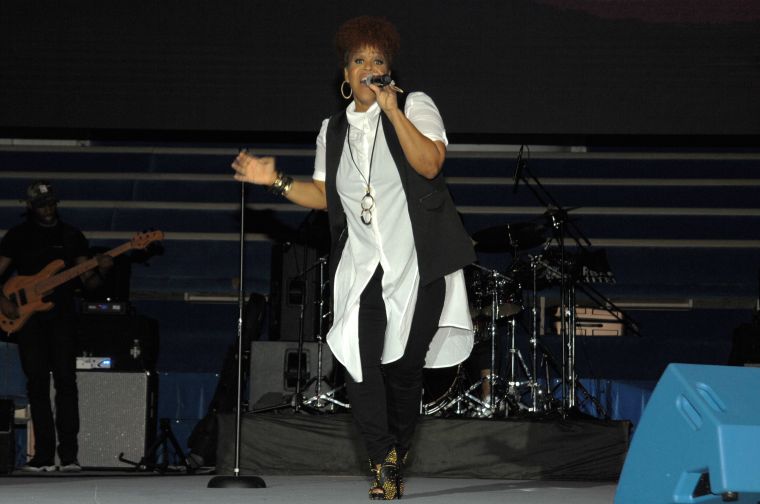 Erica & Tina Campbell Perform At The 10th Annual Spirit Of Praise