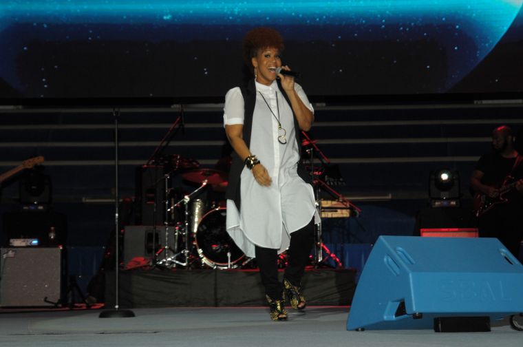 Erica & Tina Campbell Perform At The 10th Annual Spirit Of Praise