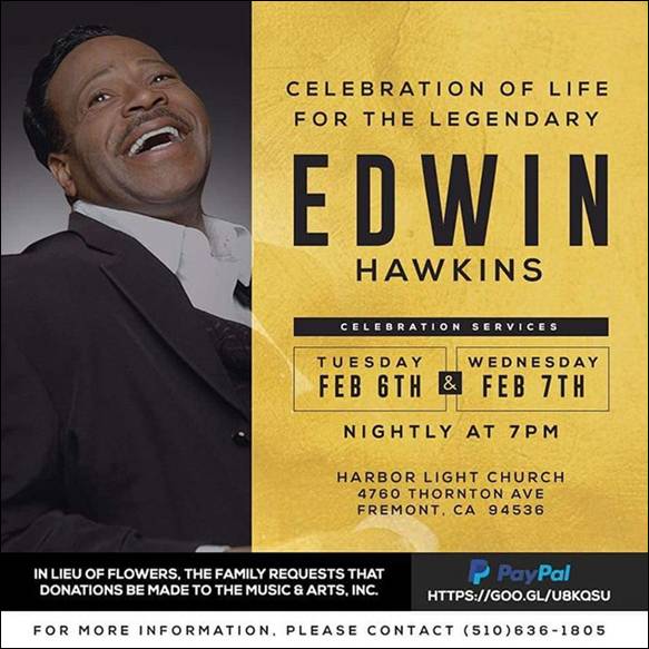 Edwin Hawkins Celebration of Life