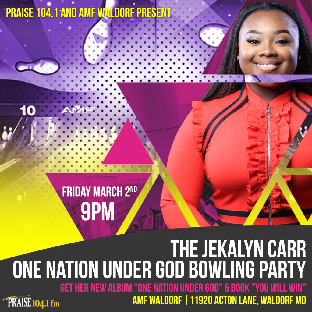 Jekalyn Carr Bowling Party Graphic