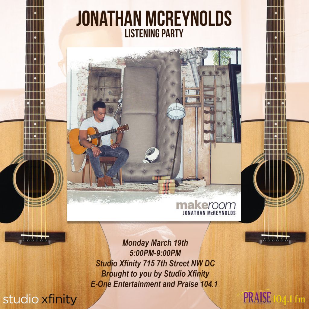 Jonathan McReynolds Listening Party At Studio Xfinity