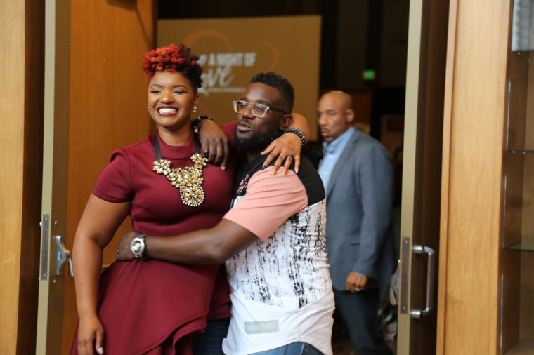 Candid Moments At A Night Of Love