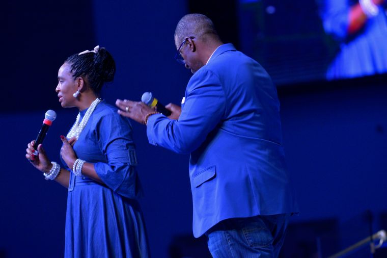 Joel Ylawnda Peebles At The 11th Annual Spirit Of Praise