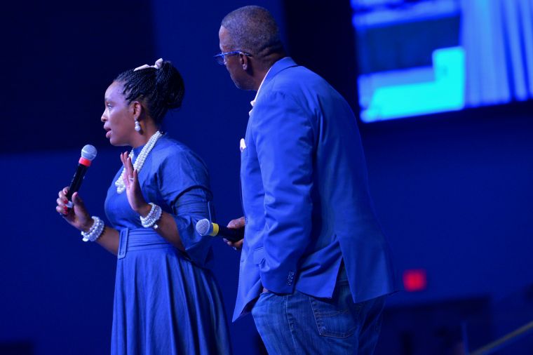 Joel Ylawnda Peebles At The 11th Annual Spirit Of Praise