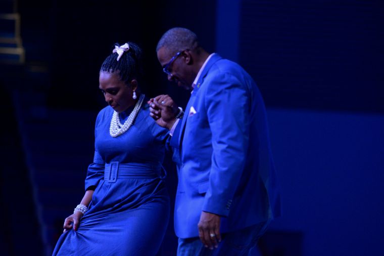 Joel Ylawnda Peebles At The 11th Annual Spirit Of Praise