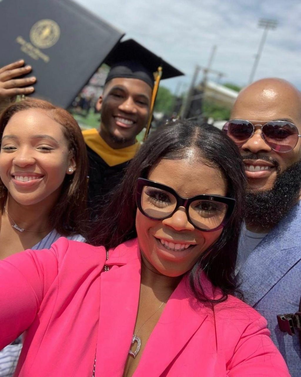 James Hairston IV Graduation with Family