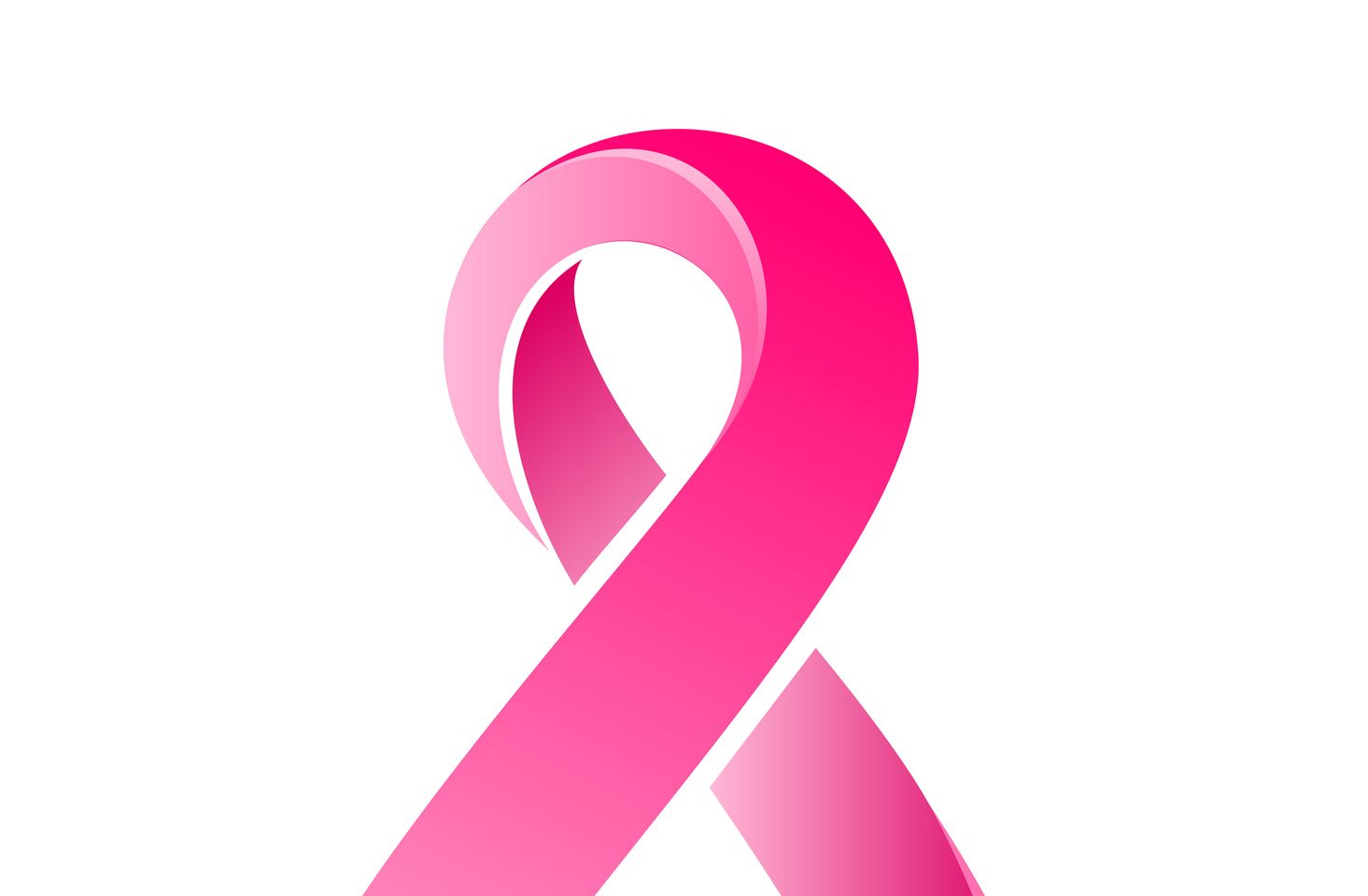 ornate breast cancer ribbon