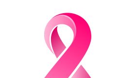 ornate breast cancer ribbon