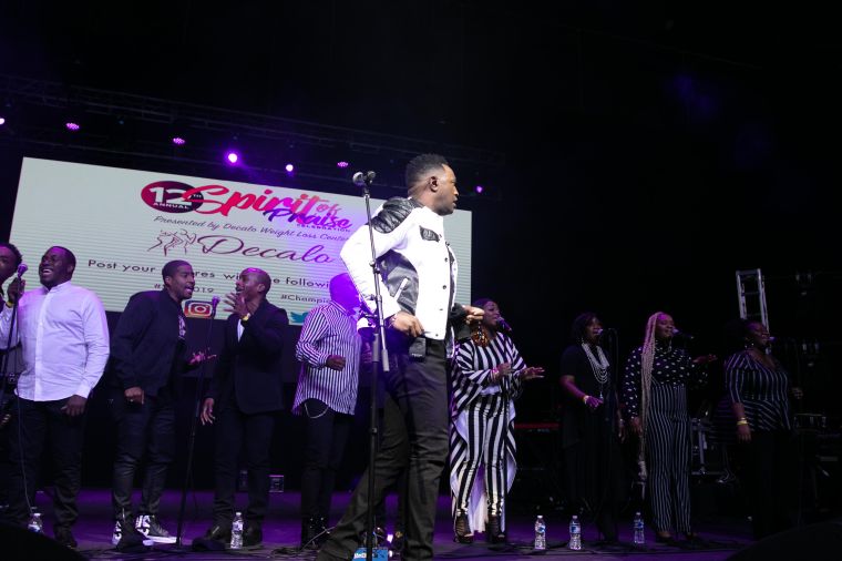 Jonathan Nelson & Purpose At the 12th Annual Spirit Of Praise Celebration