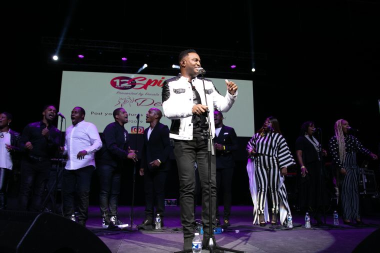 Jonathan Nelson & Purpose At the 12th Annual Spirit Of Praise Celebration