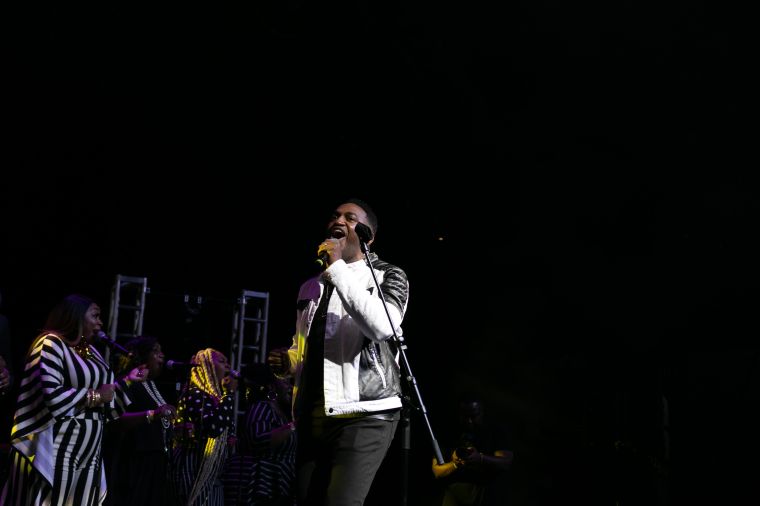 Jonathan Nelson & Purpose At the 12th Annual Spirit Of Praise Celebration