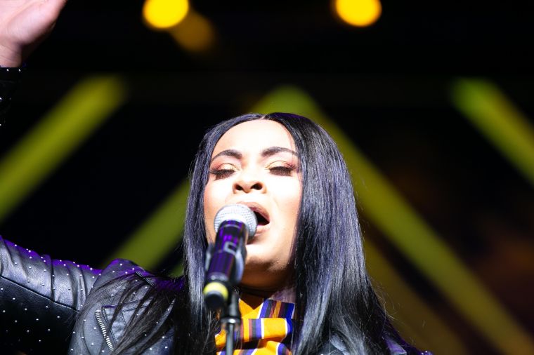 Koryn Hawthorne At the 12th Annual Spirit Of Praise Celebration