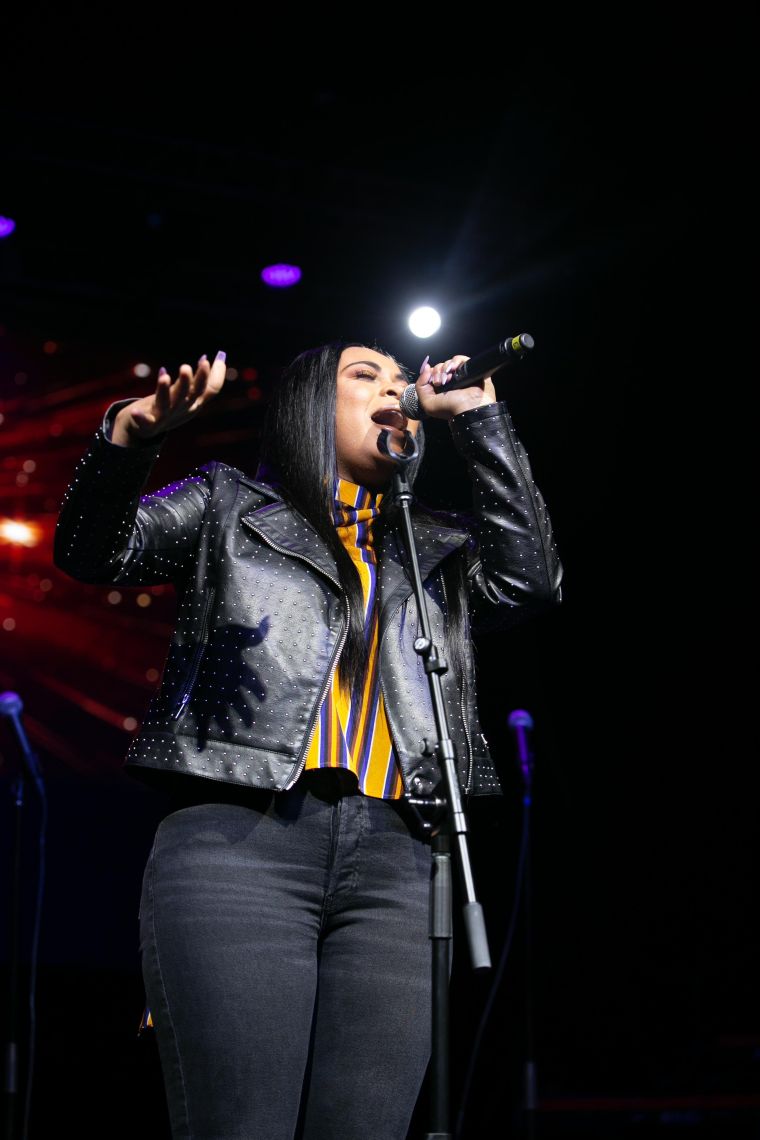 Koryn Hawthorne At the 12th Annual Spirit Of Praise Celebration