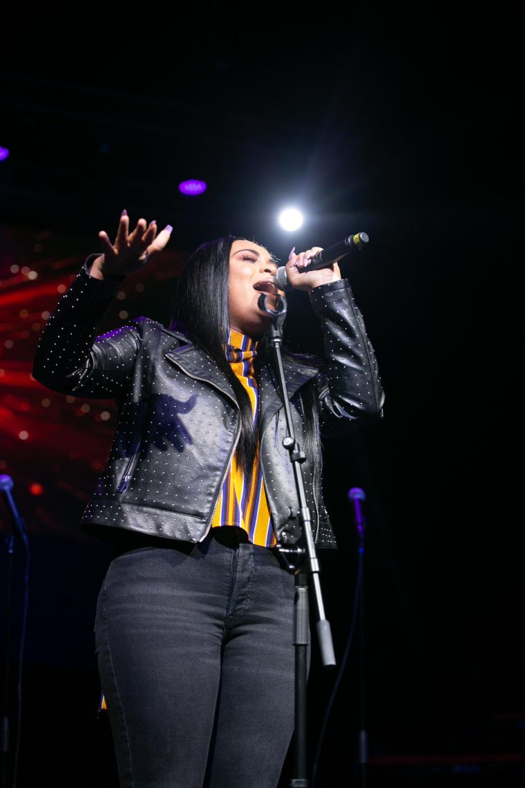 Koryn Hawthorne At the 12th Annual Spirit Of Praise Celebration