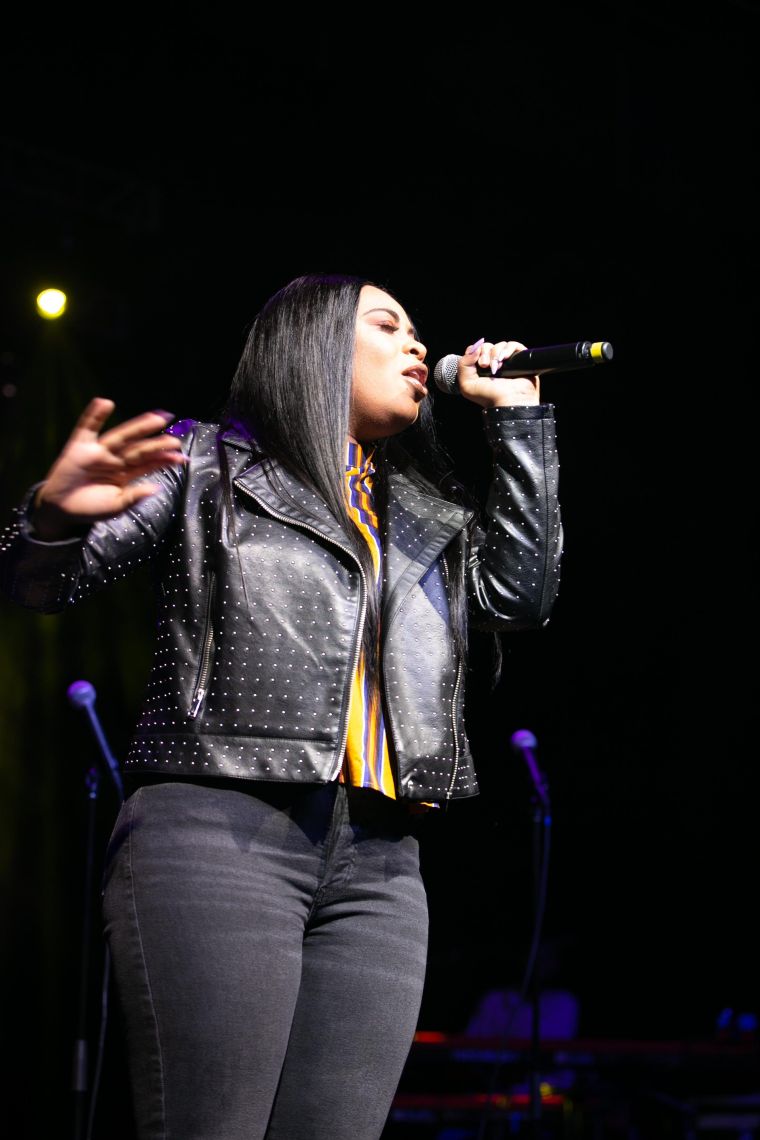 Koryn Hawthorne At the 12th Annual Spirit Of Praise Celebration