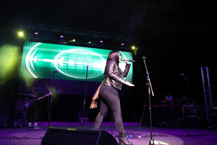 Koryn Hawthorne At the 12th Annual Spirit Of Praise Celebration